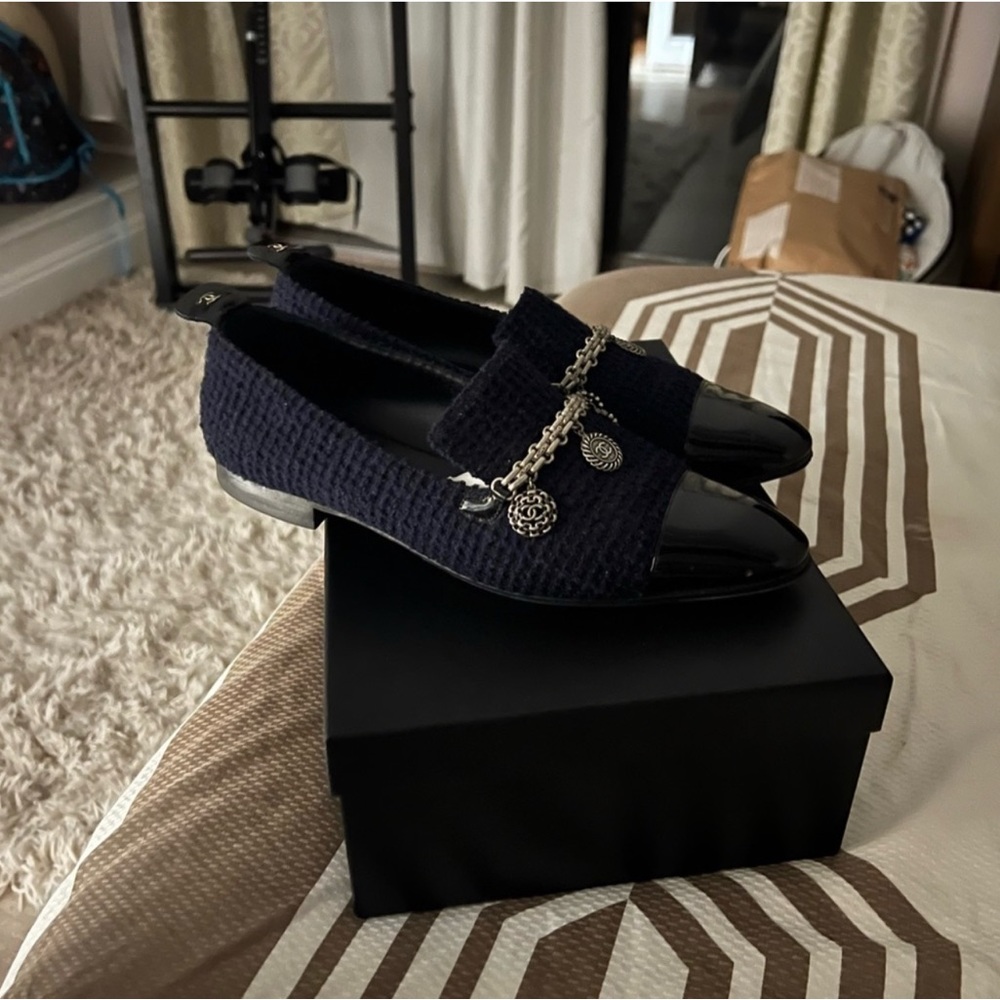 Chanel charm loafer